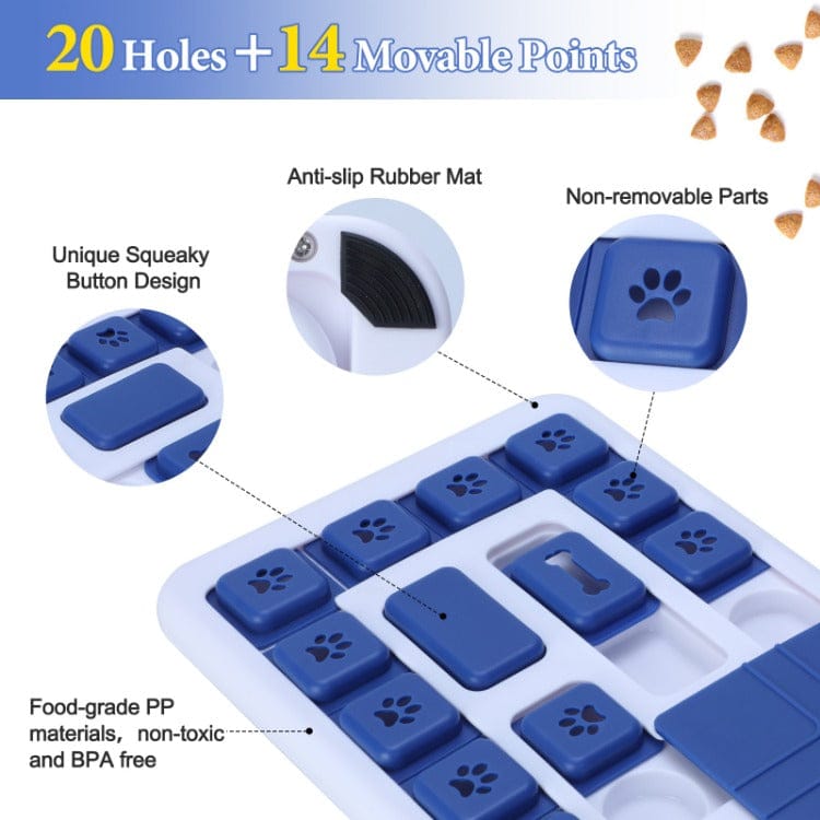 Dog Puzzle Toys | Interactive Treat Dispensing Toys for Dogs | Educational Slow Feeder for Small, Medium & Large Dogs