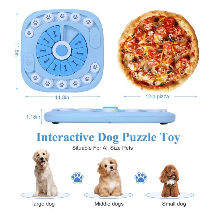 Dog Puzzle Toys | Interactive Treat Dispensing Toys for Dogs | Educational Slow Feeder for Small, Medium & Large Dogs