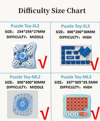 Dog Puzzle Toys | Interactive Treat Dispensing Toys for Dogs | Educational Slow Feeder for Small, Medium & Large Dogs