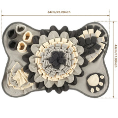 Dog Snuffle Mat | Interactive Pet Toy & Feeding Mat | Natural Sniff & Treat Dispenser for Dogs