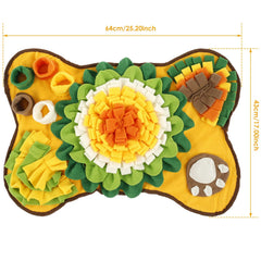Dog Snuffle Mat | Interactive Pet Toy & Feeding Mat | Natural Sniff & Treat Dispenser for Dogs