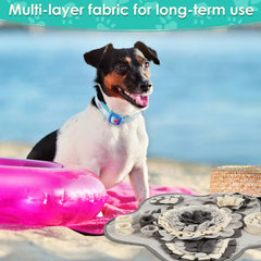 Dog Snuffle Mat | Interactive Pet Toy & Feeding Mat | Natural Sniff & Treat Dispenser for Dogs