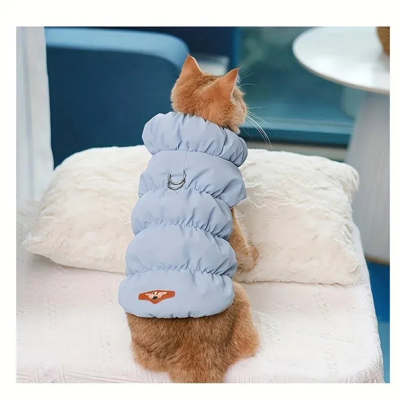 Dog Winter Coat Vest - Padded Jacket for Small Dogs & Cats