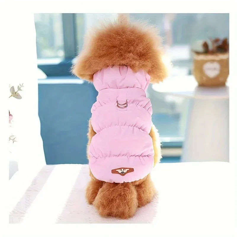 Dog Winter Coat Vest - Padded Jacket for Small Dogs & Cats