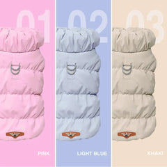 Dog Winter Coat Vest - Padded Jacket for Small Dogs & Cats