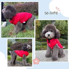 Double-Sided Dog Coat | Winter Warm Pet Vest for Small & Medium Dogs – Soft Puppy Clothes & Chihuahua Outfit