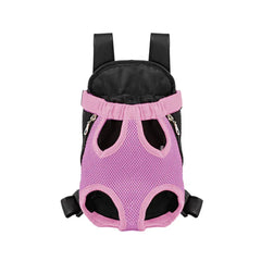 Dual Shoulder Pet Carrier Backpack - Portable Breathable Cat & Dog Travel Bag with Legs-Out Design, Multiple Size Options (S to XL)