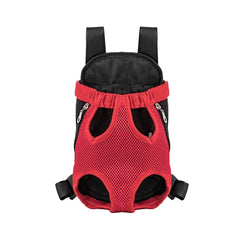 Dual Shoulder Pet Carrier Backpack - Portable Breathable Cat & Dog Travel Bag with Legs-Out Design, Multiple Size Options (S to XL)