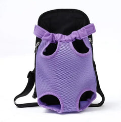 Dual Shoulder Pet Carrier Backpack - Portable Breathable Cat & Dog Travel Bag with Legs-Out Design, Multiple Size Options (S to XL)