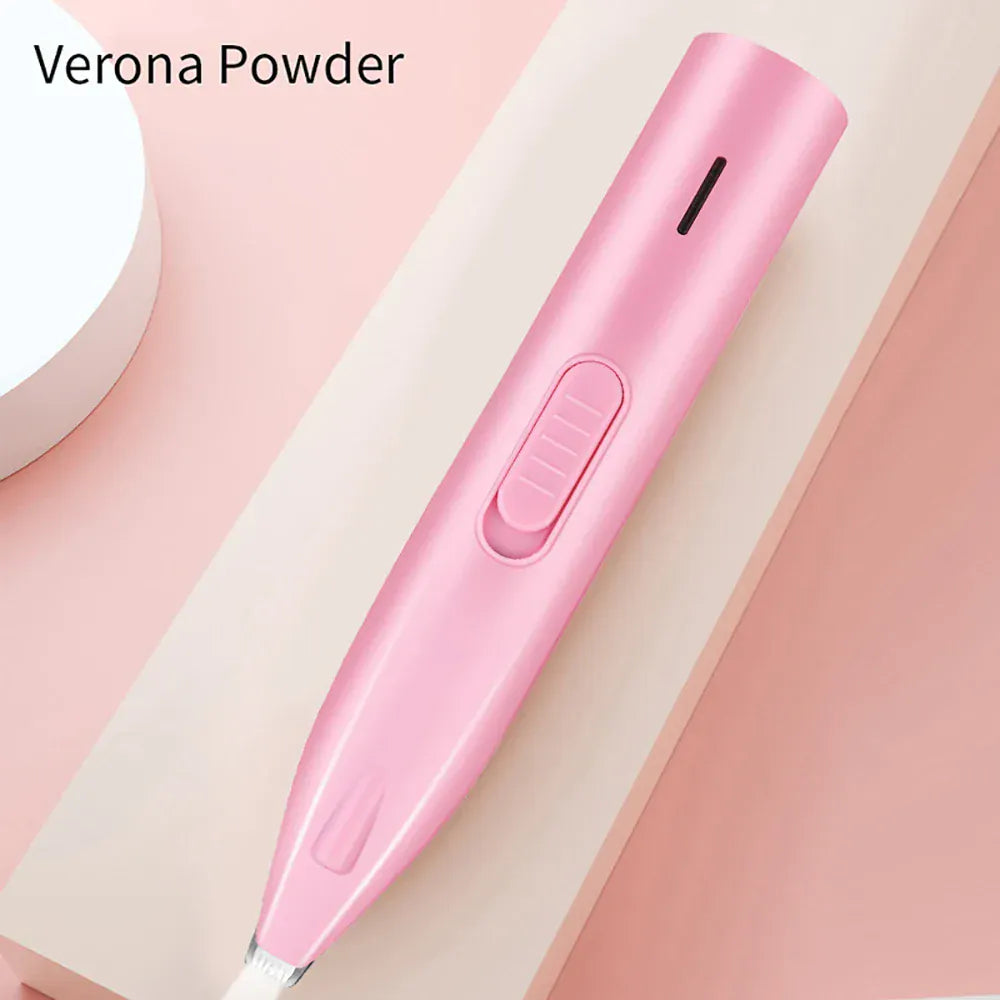 Electric Pet Grooming Kit - Silent Dog Cat Nail Trimmer with LED Light, Paw Hair Clipper & Ear/Nose Trimmer for Safe At-Home Grooming