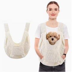Extra Large Pet Chest Carrier Bag - Waterproof & Wind Resistant Dog Cat Backpack, Hands-Free Front Carrier for Pets Under 4kg