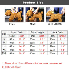 Fleece Dog Pajamas - Cozy Winter Sleepwear for Small Breeds & Cats