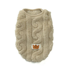 Fleece Warm Dog Vest — Soft Cozy Plush Winter Sleeveless Sweatshirt for Small & Medium Dogs and Cats