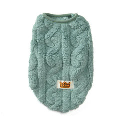 Fleece Warm Dog Vest — Soft Cozy Plush Winter Sleeveless Sweatshirt for Small & Medium Dogs and Cats