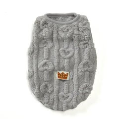 Fleece Warm Dog Vest — Soft Cozy Plush Winter Sleeveless Sweatshirt for Small & Medium Dogs and Cats