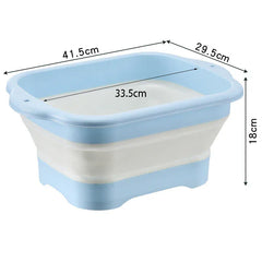 Foldable Pet Bathtub for Cats & Small Dogs - Portable Anti-Escape Washing Basin with Anti-Slip Bottom, Collapsible Dog Bath Tub