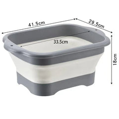 Foldable Pet Bathtub for Cats & Small Dogs - Portable Anti-Escape Washing Basin with Anti-Slip Bottom, Collapsible Dog Bath Tub