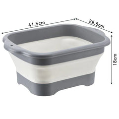 Foldable Pet Bathtub for Cats & Small Dogs - Portable Anti-Escape Washing Basin with Anti-Slip Bottom, Collapsible Dog Bath Tub