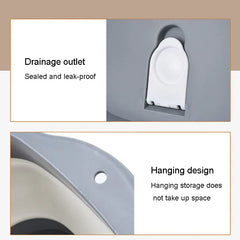 Foldable Pet Bathtub for Cats & Small Dogs - Portable Anti-Escape Washing Basin with Anti-Slip Bottom, Collapsible Dog Bath Tub