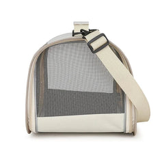 Foldable Pet Carrier Bag for Small Dogs & Cats - Portable Breathable Shoulder Cat Bag, Outdoor Travel Kitten Carrying Sling (40x26x22cm)