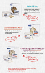Freeze-Dried Cheese Pet Snacks | High-Calcium Nutrient-Rich Treats for Cats & Dogs | Digestive Aid & Dairy Supplement