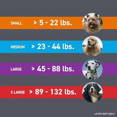 FRONTLINE Plus for Small Dogs (5-22 lbs) – Flea & Tick Treatment, 6-Month Supply