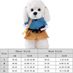 Funny Animal Costume for Dogs & Cats – Hooded Sweatshirt Outfit for Halloween & Cosplay