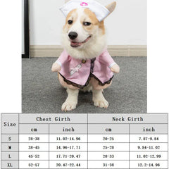 Funny Animal Costume for Dogs & Cats – Hooded Sweatshirt Outfit for Halloween & Cosplay
