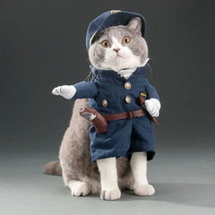 Funny Animal Costume for Dogs & Cats – Hooded Sweatshirt Outfit for Halloween & Cosplay