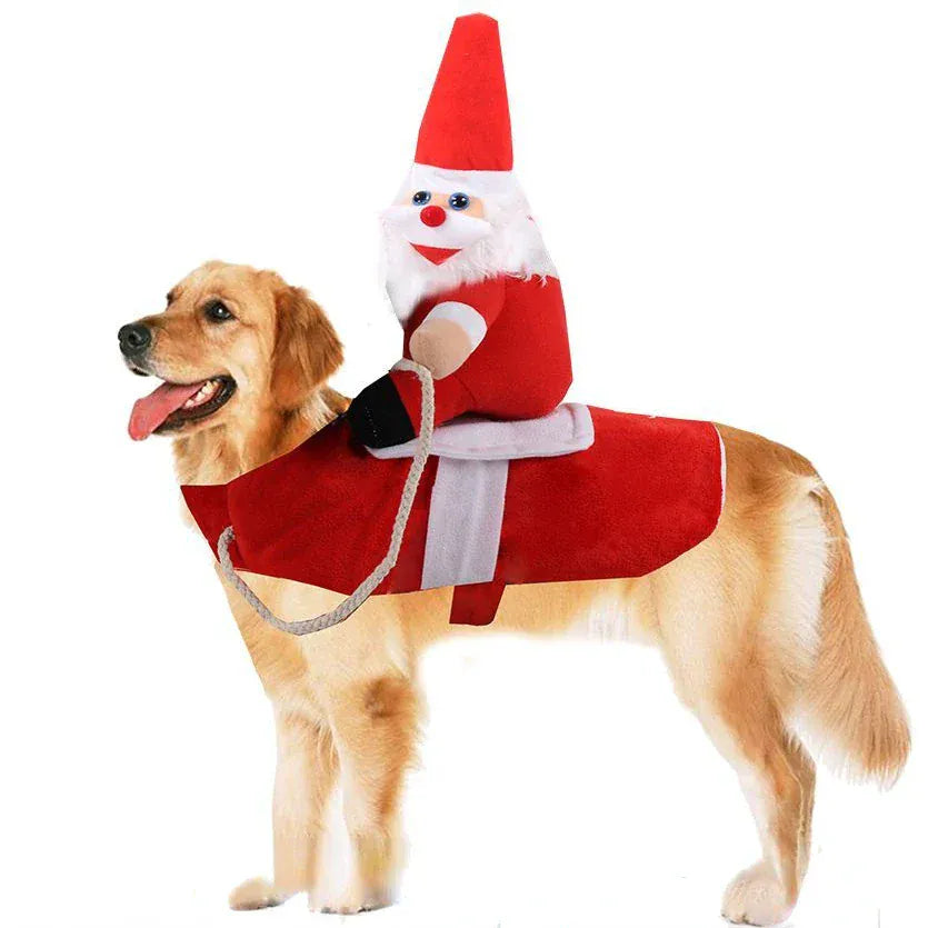 Funny Pet Costume Set – Cowboy, Santa, Snowman & Novelty Outfits for Dogs & Cats