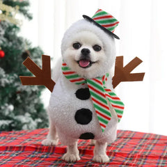 Funny Pet Costume Set – Cowboy, Santa, Snowman & Novelty Outfits for Dogs & Cats