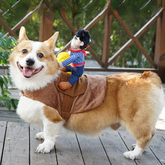 Funny Pet Costume Set – Cowboy, Santa, Snowman & Novelty Outfits for Dogs & Cats