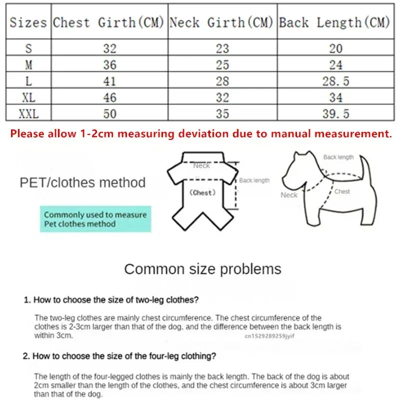 Geometric Pattern Fleece Sweater - Warm Autumn/Winter Coat for Small Breeds