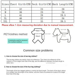 Geometric Pattern Fleece Sweater - Warm Autumn/Winter Coat for Small Breeds