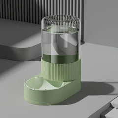 Gravity Automatic Cat Feeder & Water Dispenser - Large Capacity Food Storage Container