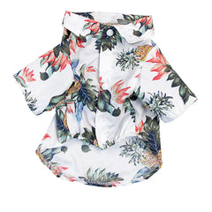 Hawaii Summer Dogs T Shirt For French Bulldog Chihuahua Clothes For Small Dogs Puppy Vest Yorkie Clothing Cats Pet Products