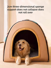 Insulated Large Dog House – Weatherproof Outdoor Kennel with Removable Roof for Extra Big Dogs