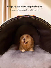 Insulated Large Dog House – Weatherproof Outdoor Kennel with Removable Roof for Extra Big Dogs