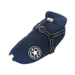 Integrated Dog Jacket & Harness - Waterproof Winter Coat for All Seasons