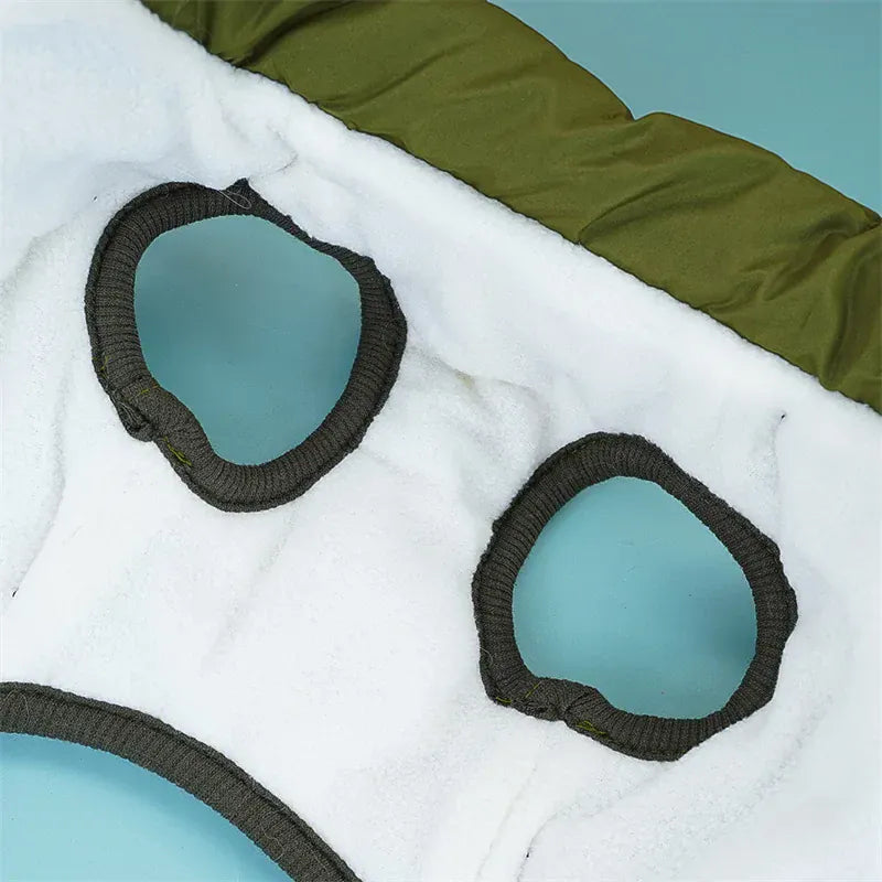 Integrated Dog Jacket & Harness - Waterproof Winter Coat for All Seasons