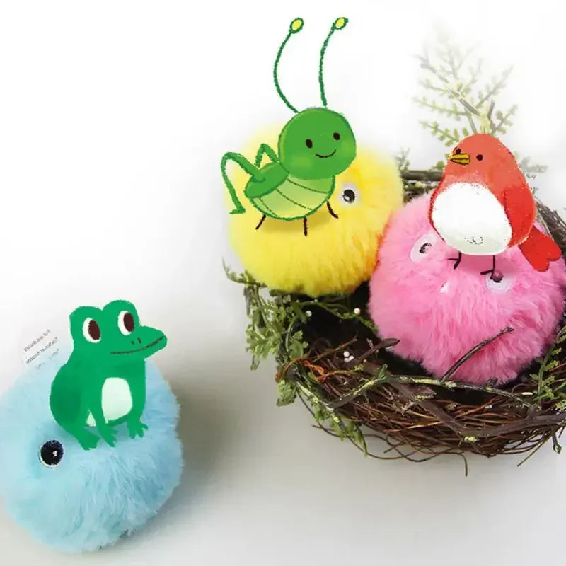 Interactive Cat Ball Toy - Automatic Squeaky Sound Motion Activated Catnip Toy