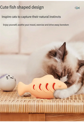 Interactive Cat Food Dispenser - Treat Puzzle Toy with Catnip Stuffable Feeder