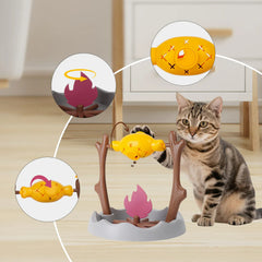 Interactive Slow Feeder Bowl - Puzzle Food Dispenser Cat Dog Treat Toy Training