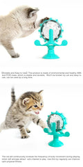 Interactive Treat Dispenser - Slow Feeder Puzzle Toy for Cats Small Dogs IQ