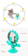 Interactive Treat Dispenser - Slow Feeder Puzzle Toy for Cats Small Dogs IQ