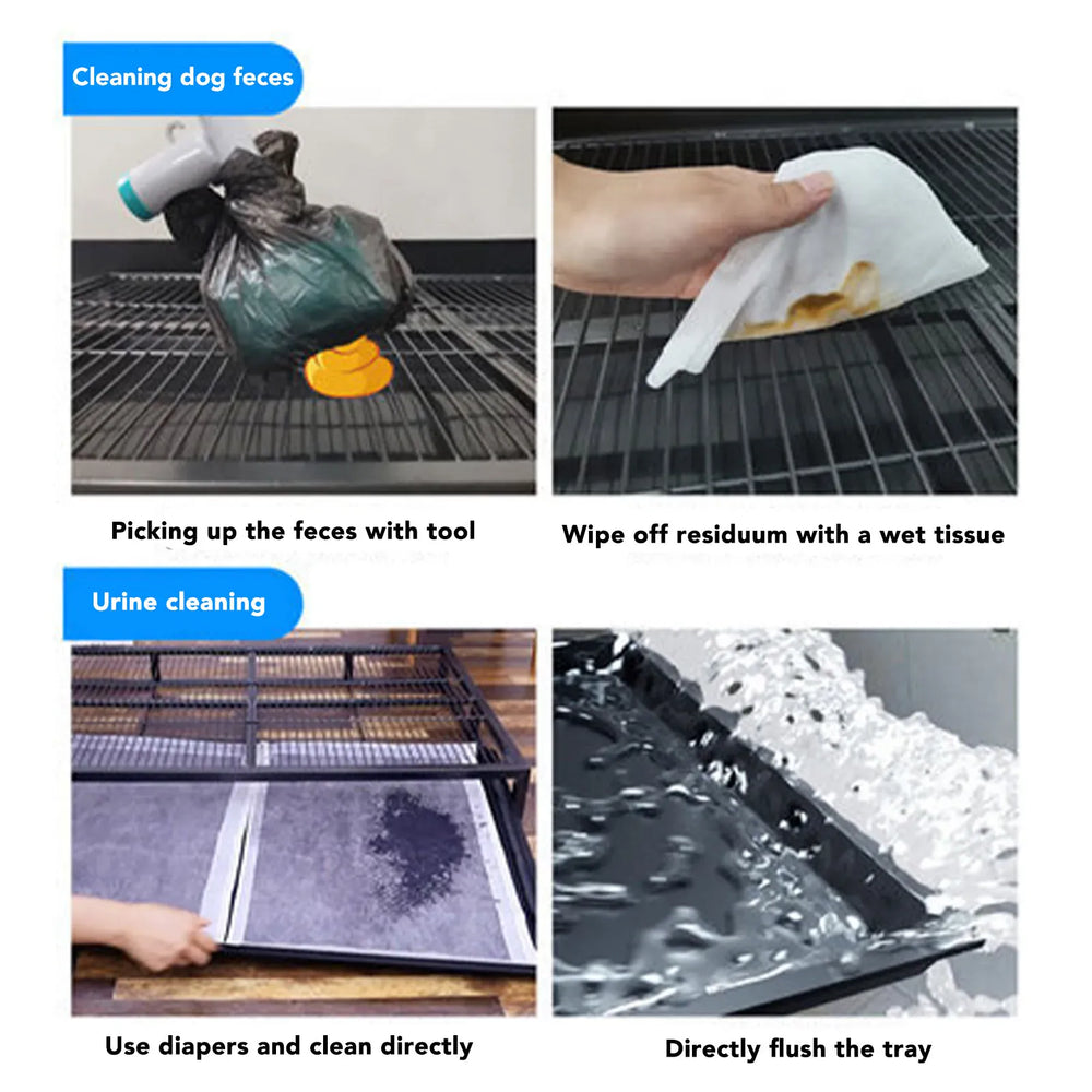 Iron Dog Training Toilet - Reusable Indoor Outdoor Potty Tray for Puppy