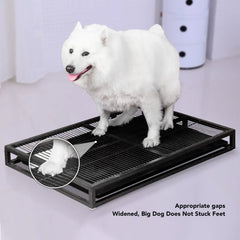 Iron Dog Training Toilet - Reusable Indoor Outdoor Potty Tray for Puppy