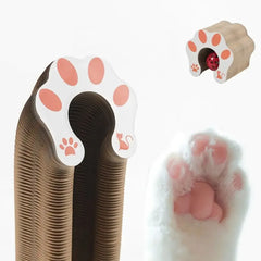 Kitty Kurlz Accordion Cat Toy - Magic Organ Scratcher with Bell Balls