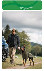 Large Dog Waterproof Windbreaker | Stormcoat & Raincoat for Outdoor Dogs | Pet Outdoor Raincoat