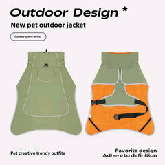 Large Dog Waterproof Windbreaker | Stormcoat & Raincoat for Outdoor Dogs | Pet Outdoor Raincoat